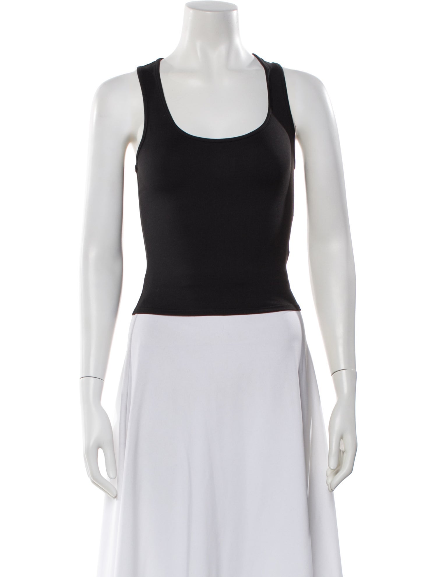 Tank Air Scoop Neck Sleeveless Top