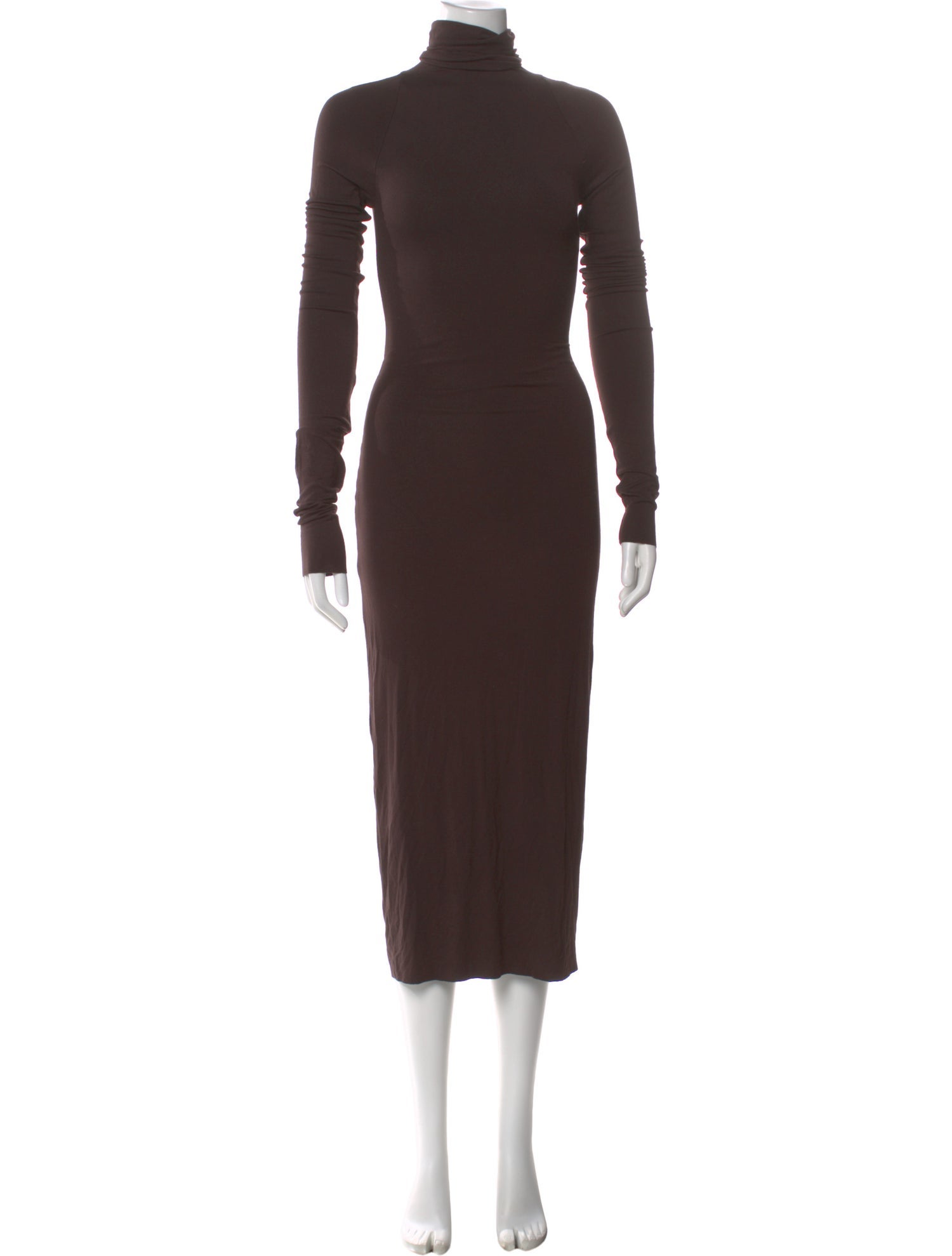 Tank Air Turtleneck Midi Length Dress