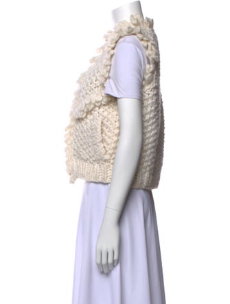 Twinkle by Wenlan Wool Open Front Sweater