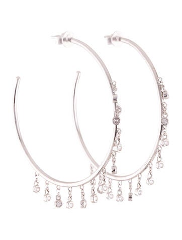 Talita London Hoop Crystal Earrings