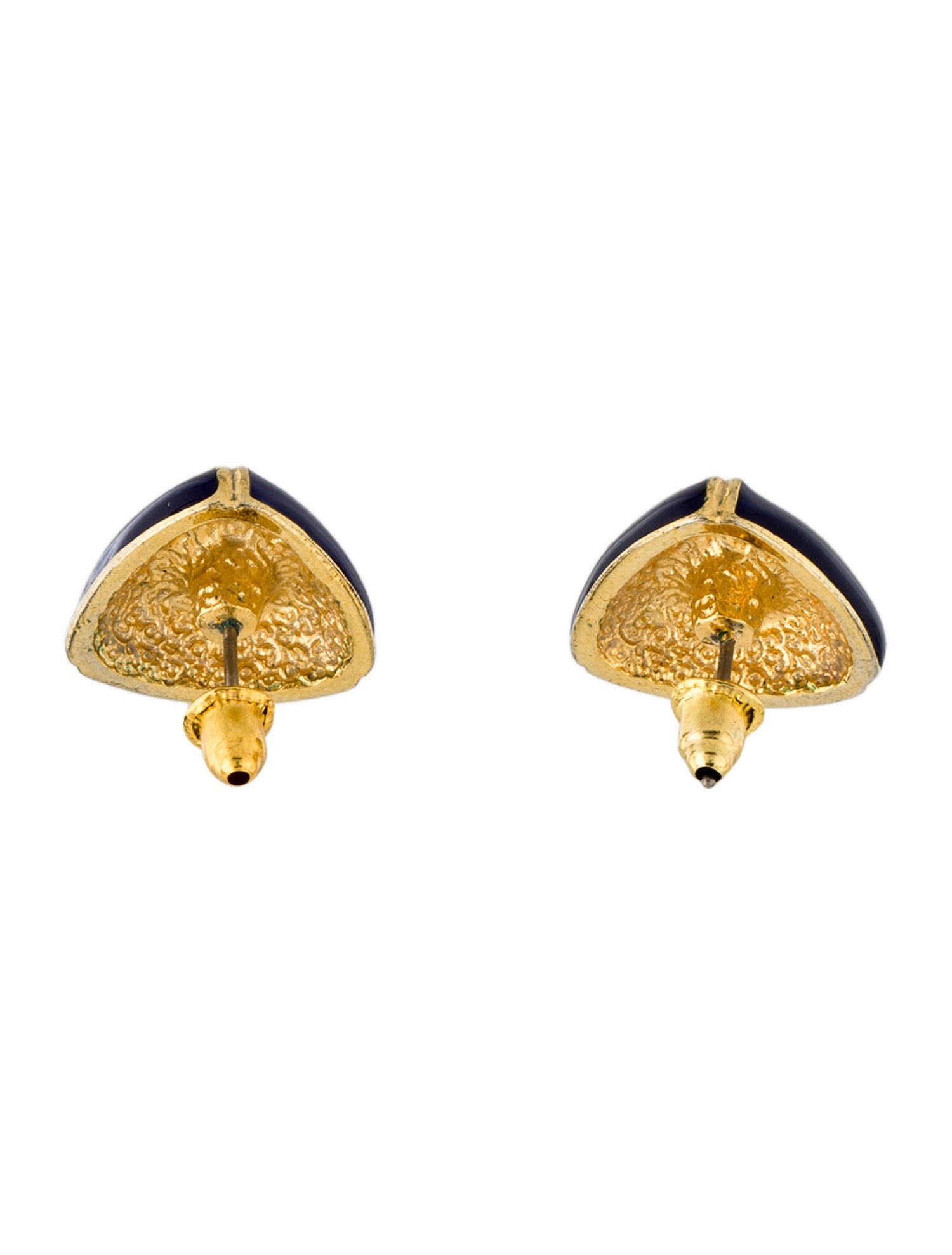 Talita London Crystal & Enamel Stud Earrings
