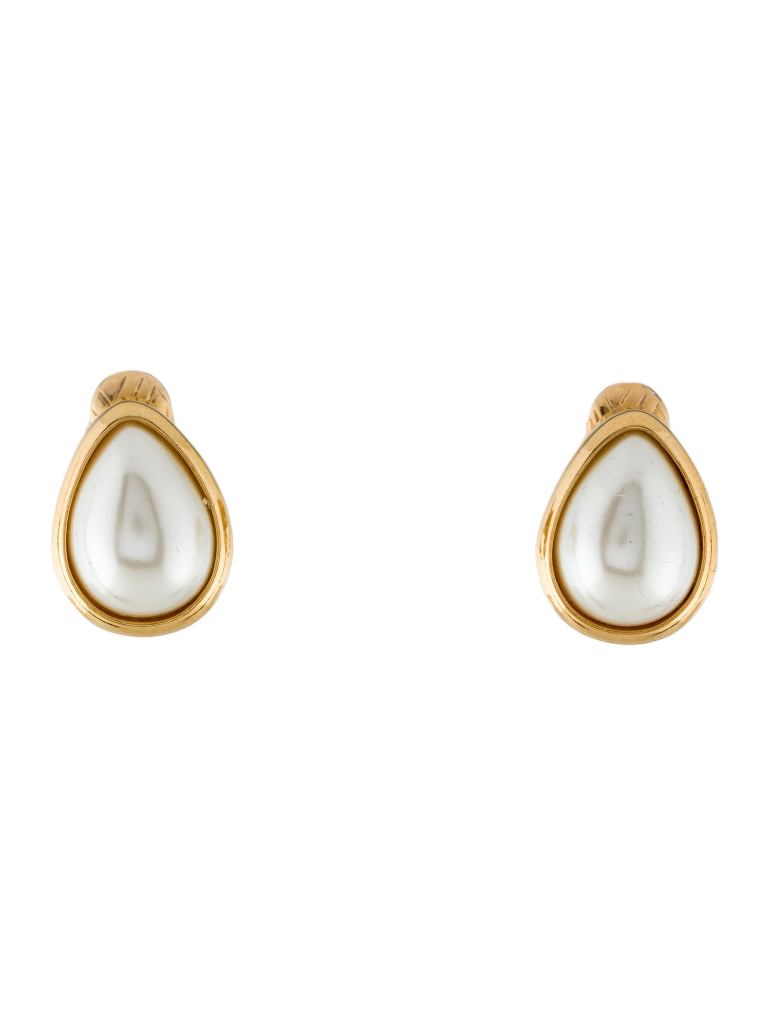 Talita London Faux Pearl Clip-On Earrings