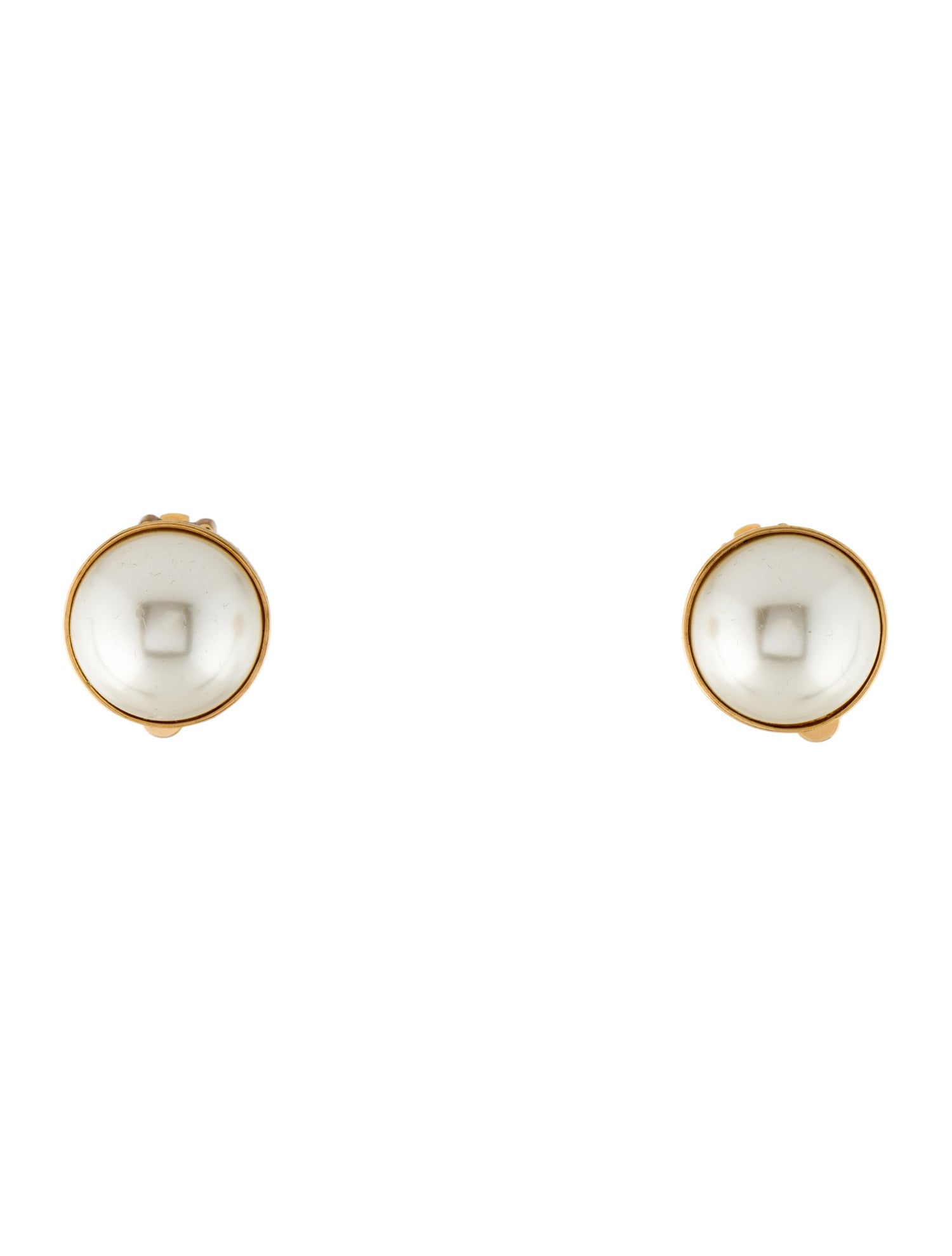 Talita London Faux Pearl Clip-On Earrings