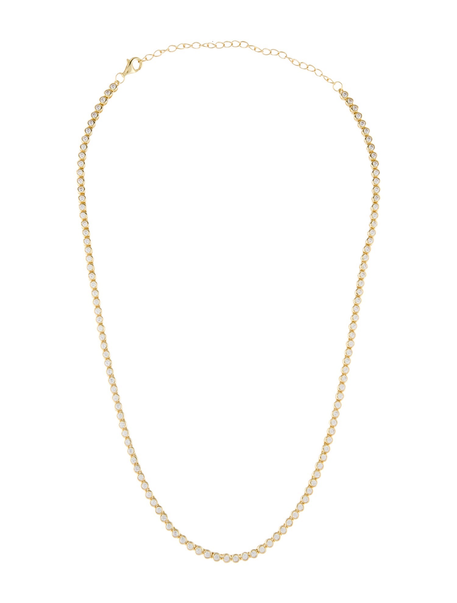 Talita London Crystal Chain Collar Necklace