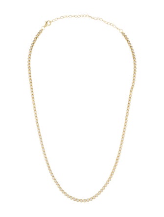 Talita London Crystal Chain Collar Necklace