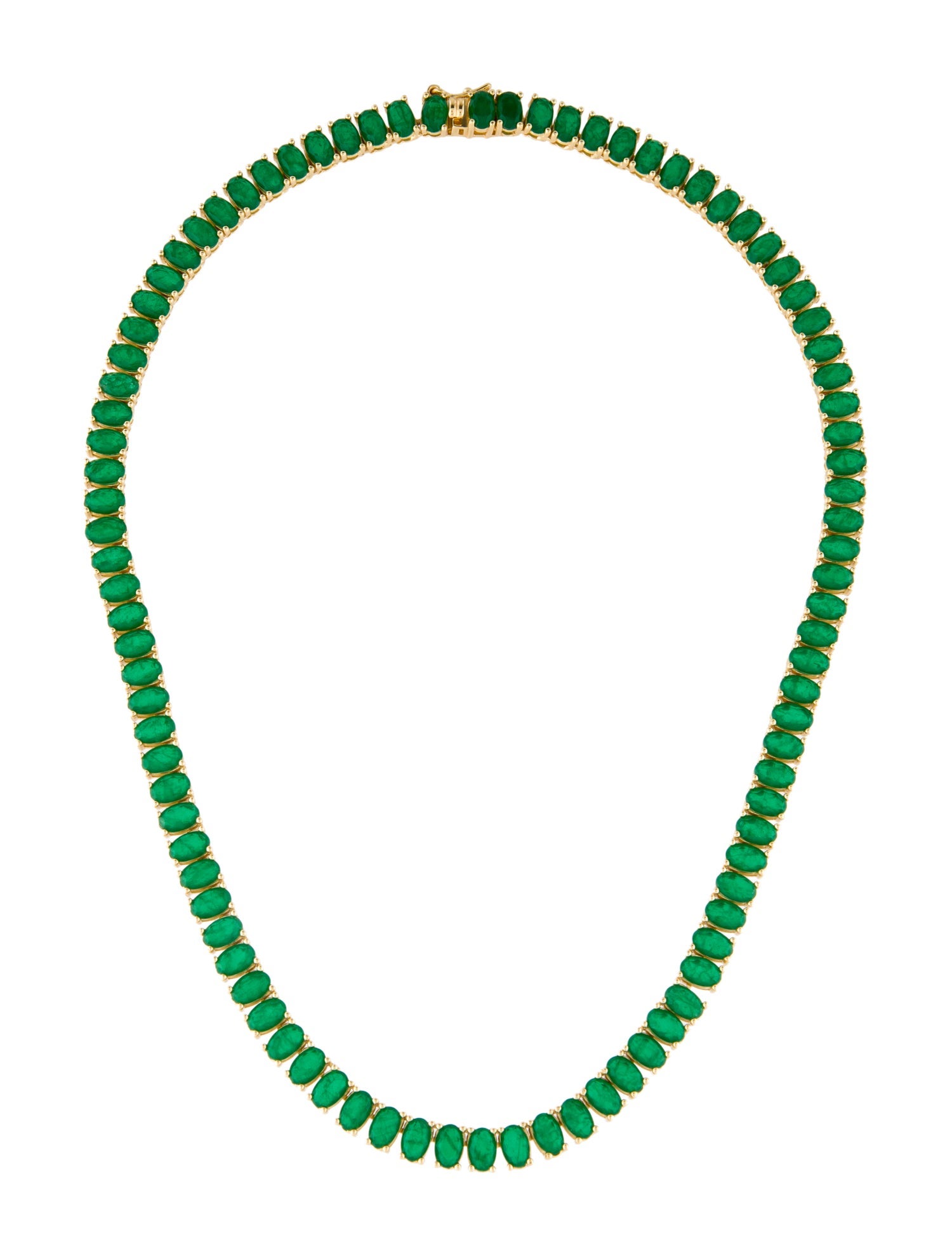 Talita London Crystal Oval Collar Necklace