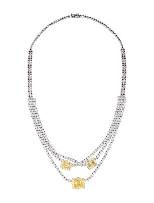 Talita London Crystal Multistrand Collar Necklace