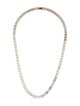 Talita London Crystal Square Chain Collar Necklace