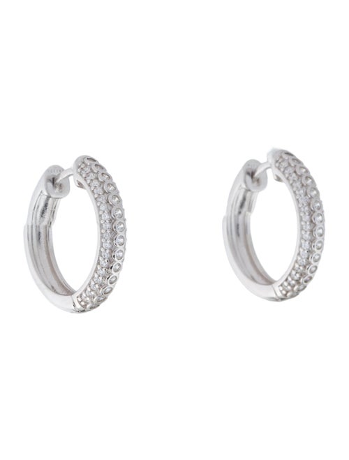 Talita London Crystal Hoop Earrings