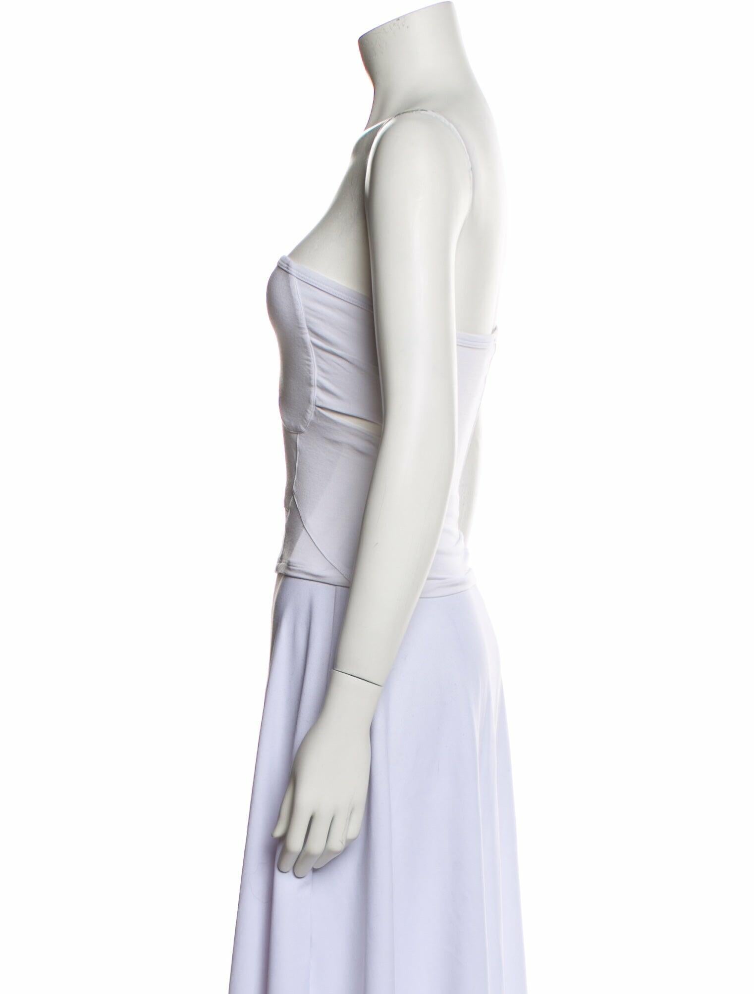 The Line by K One-Shoulder Sleeveless Crop Top