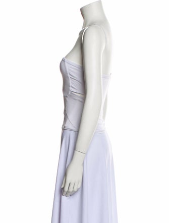 The Line by K One-Shoulder Sleeveless Crop Top