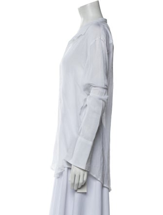 The Line by K Long Sleeve Button-Up Top