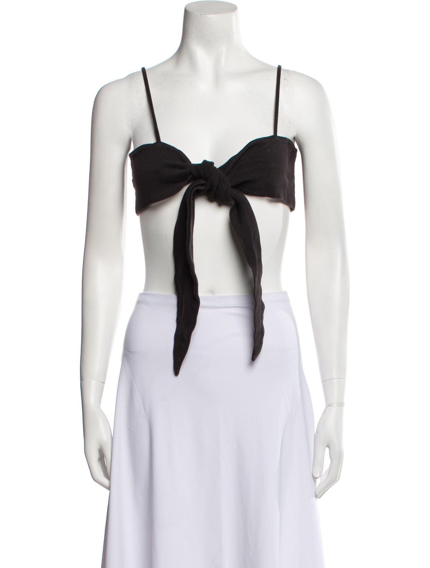 The Line by K Square Neckline Sleeveless Crop Top