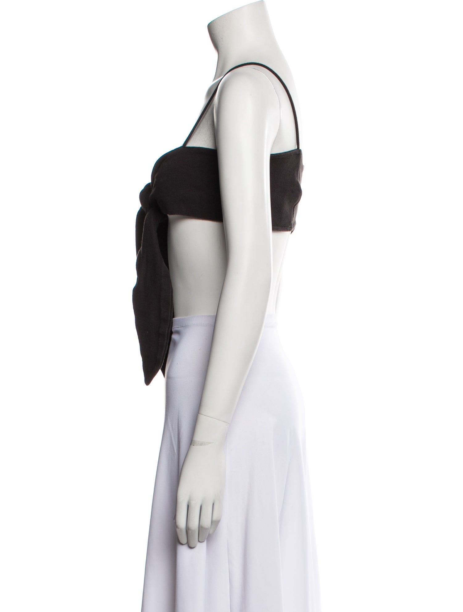 The Line by K Square Neckline Sleeveless Crop Top