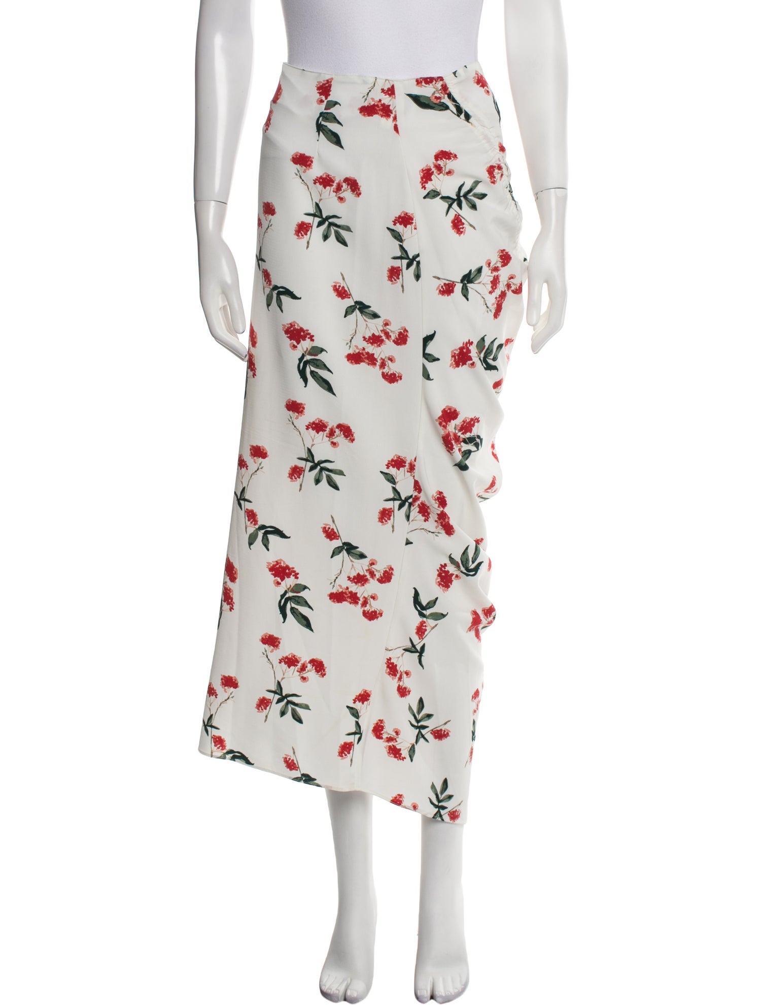 The Line by K Floral Print Midi Length Skirt