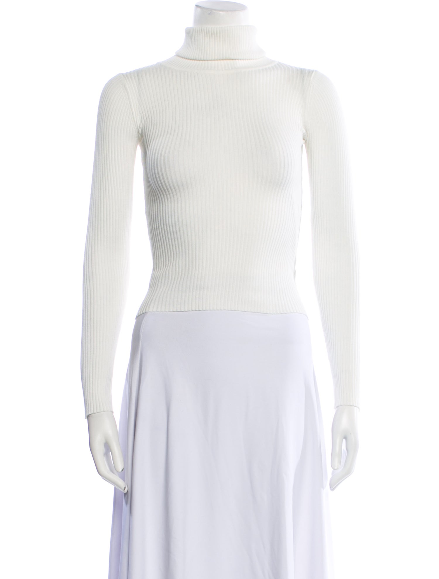 The Line by K Turtleneck Long Sleeve Crop Top