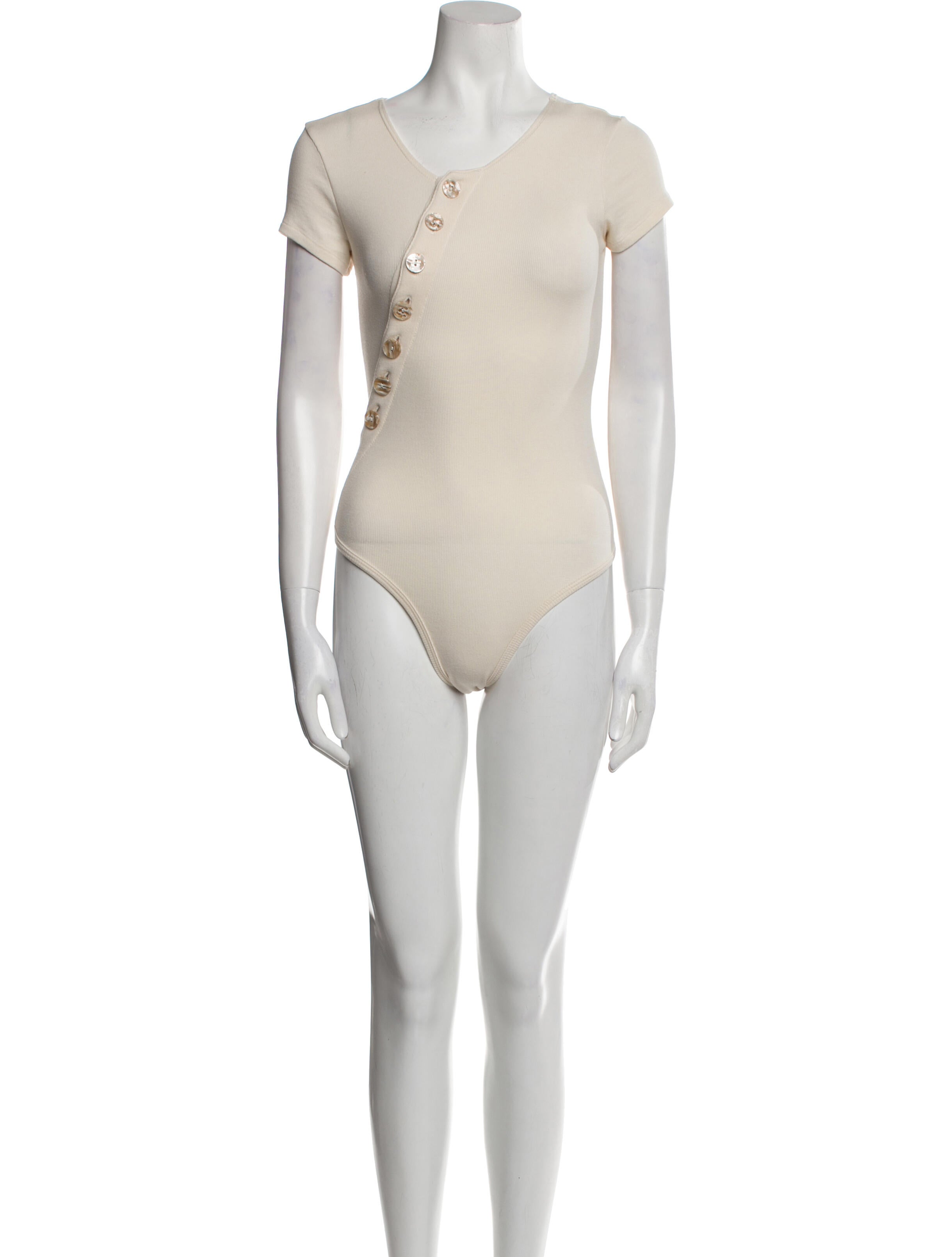 The Line by K Scoop Neck Short Sleeve Bodysuit