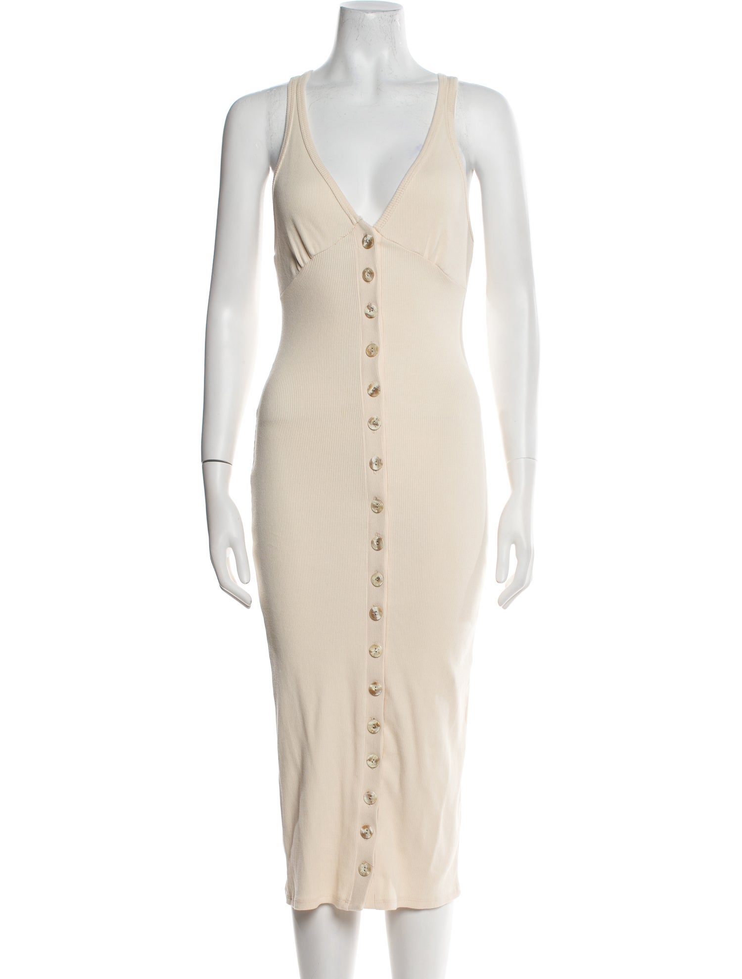 The Line by K V-Neck Midi Length Dress