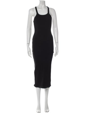 The Line by K Scoop Neck Midi Length Dress