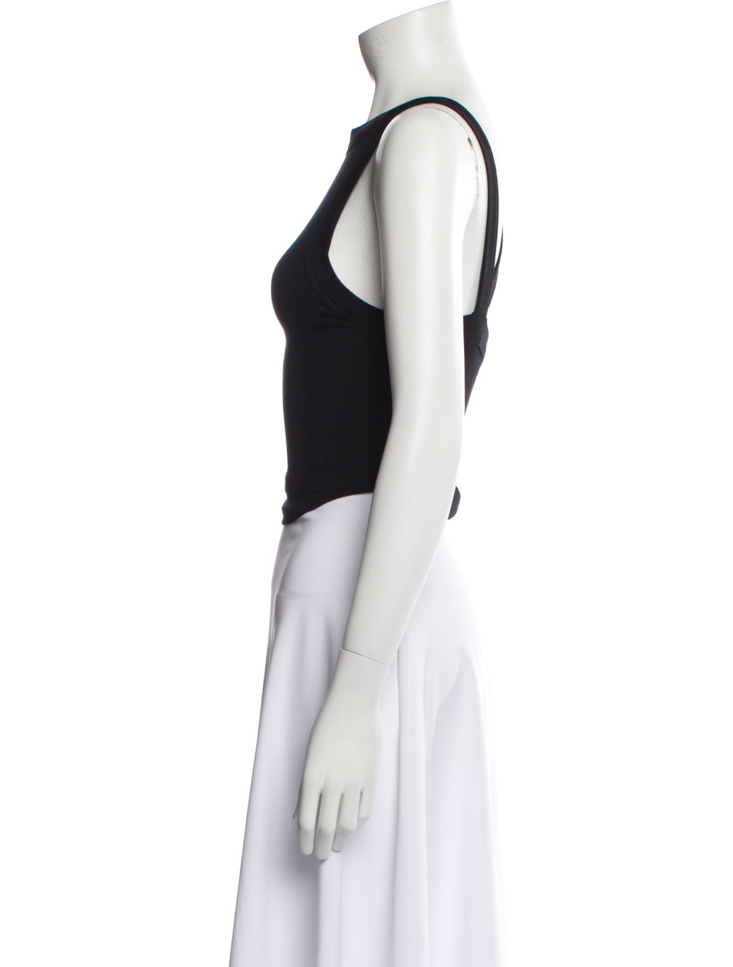 The Line by K Crew Neck Sleeveless Crop Top