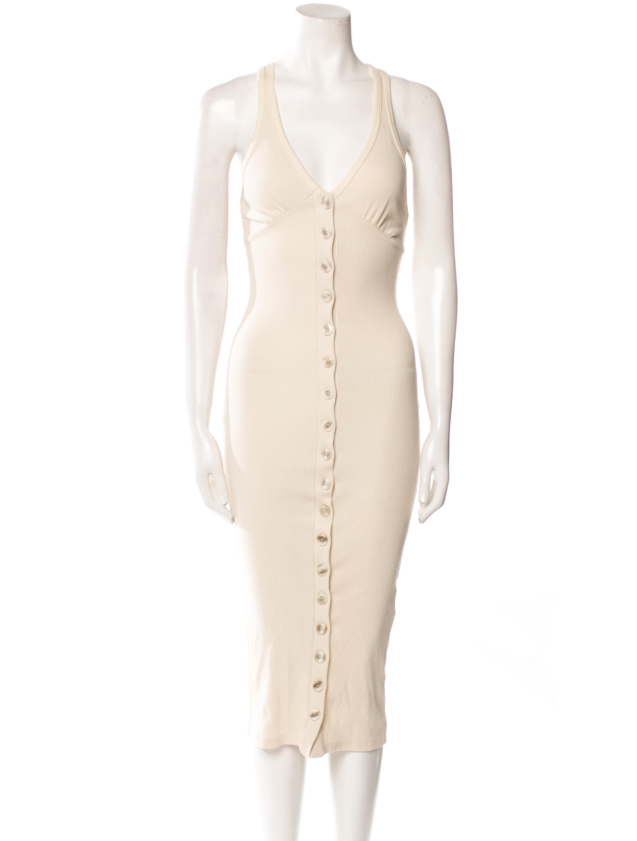 The Line by K V-Neck Midi Length Dress