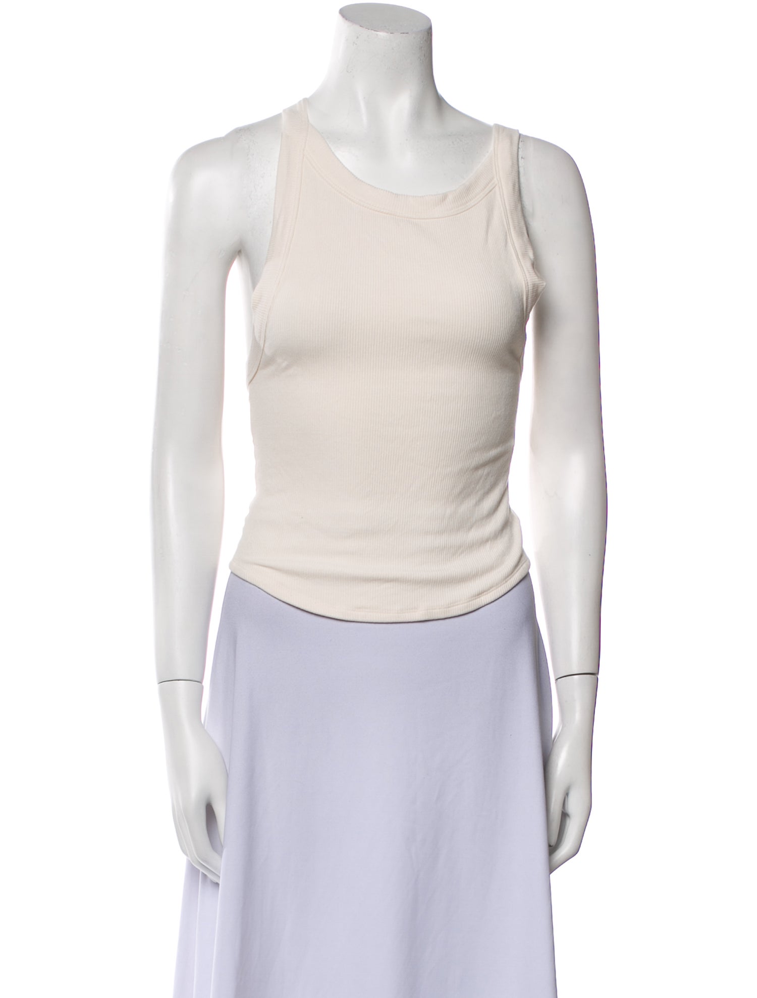 The Line by K Scoop Neck Sleeveless Crop Top