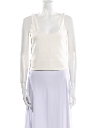 The Line by K Scoop Neck Sleeveless Crop Top