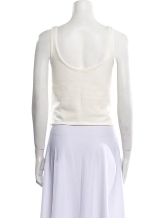 The Line by K Scoop Neck Sleeveless Crop Top