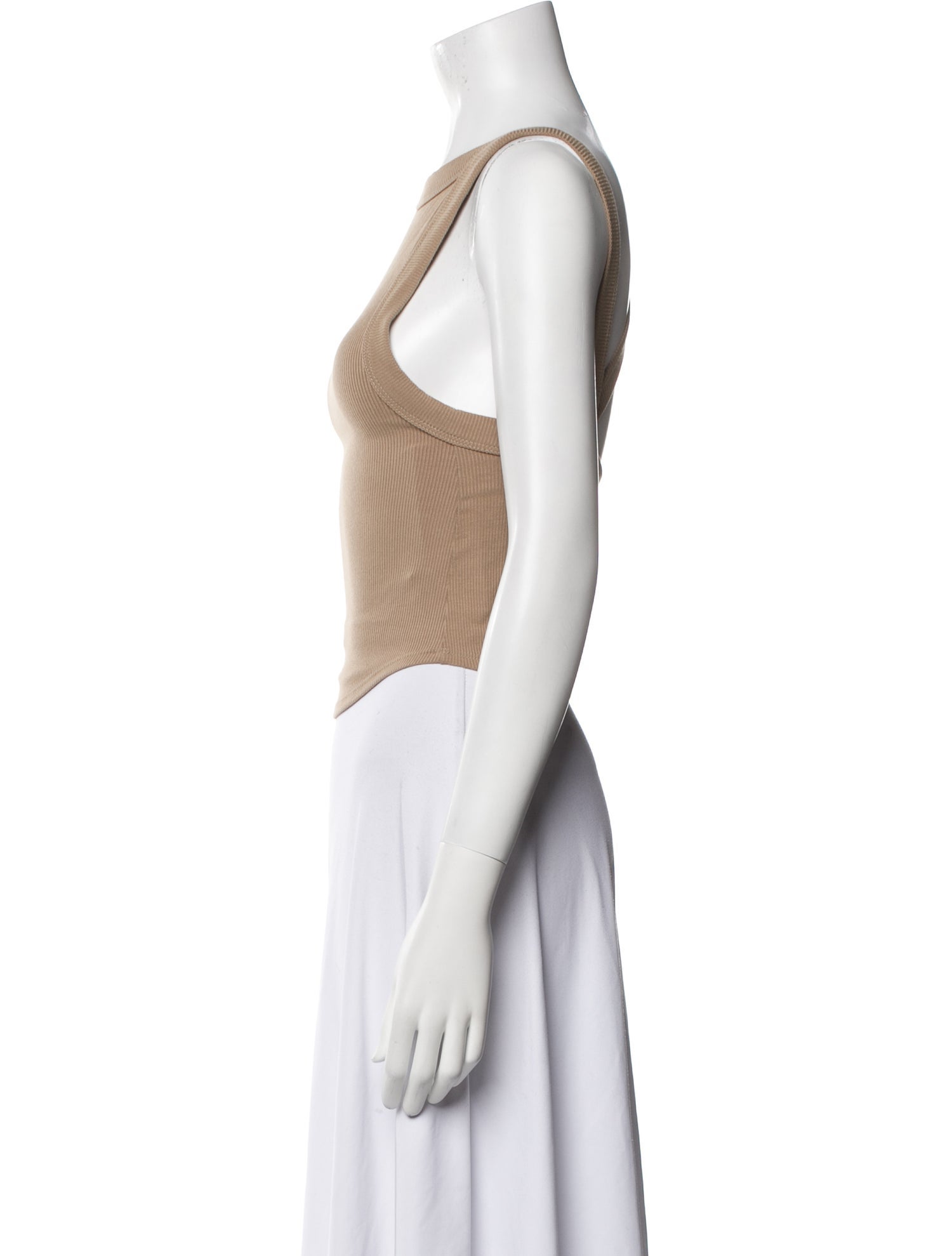 The Line by K Scoop Neck Sleeveless Crop Top