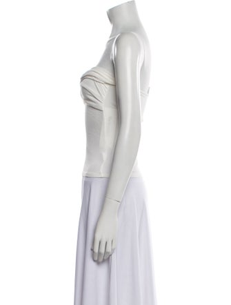 The Line by K Strapless Crop Top