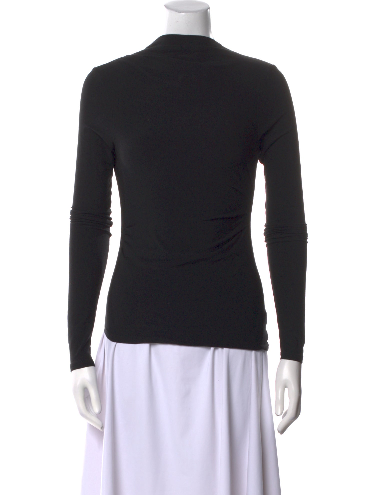 The Line by K Mock Neck Long Sleeve Top