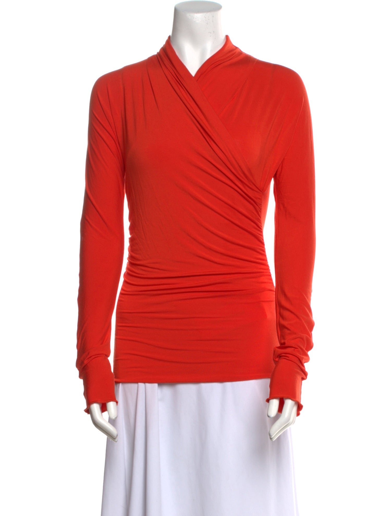 The Line by K Mock Neck Long Sleeve Sweatshirt