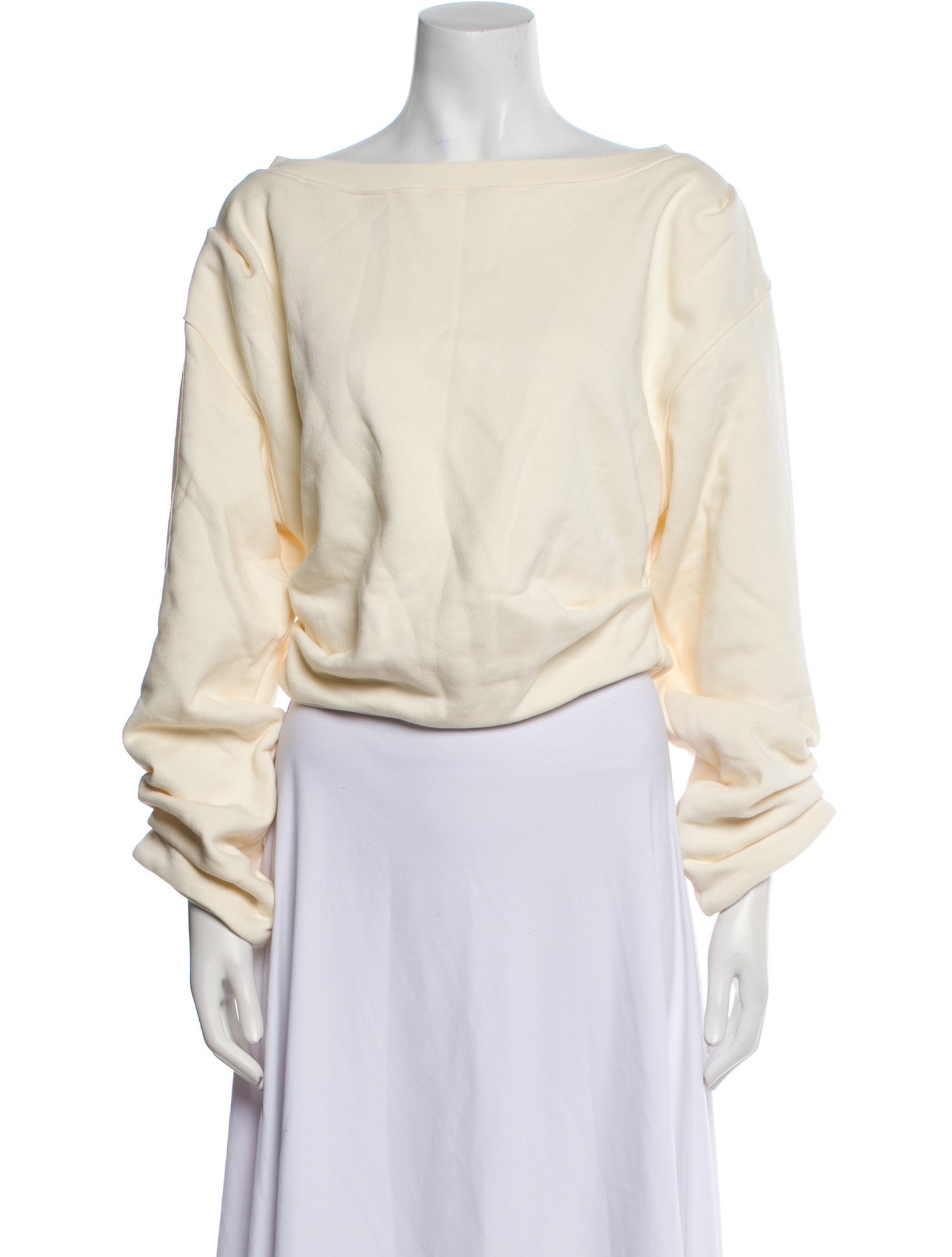 The Line by K Scoop Neck Long Sleeve Crop Top