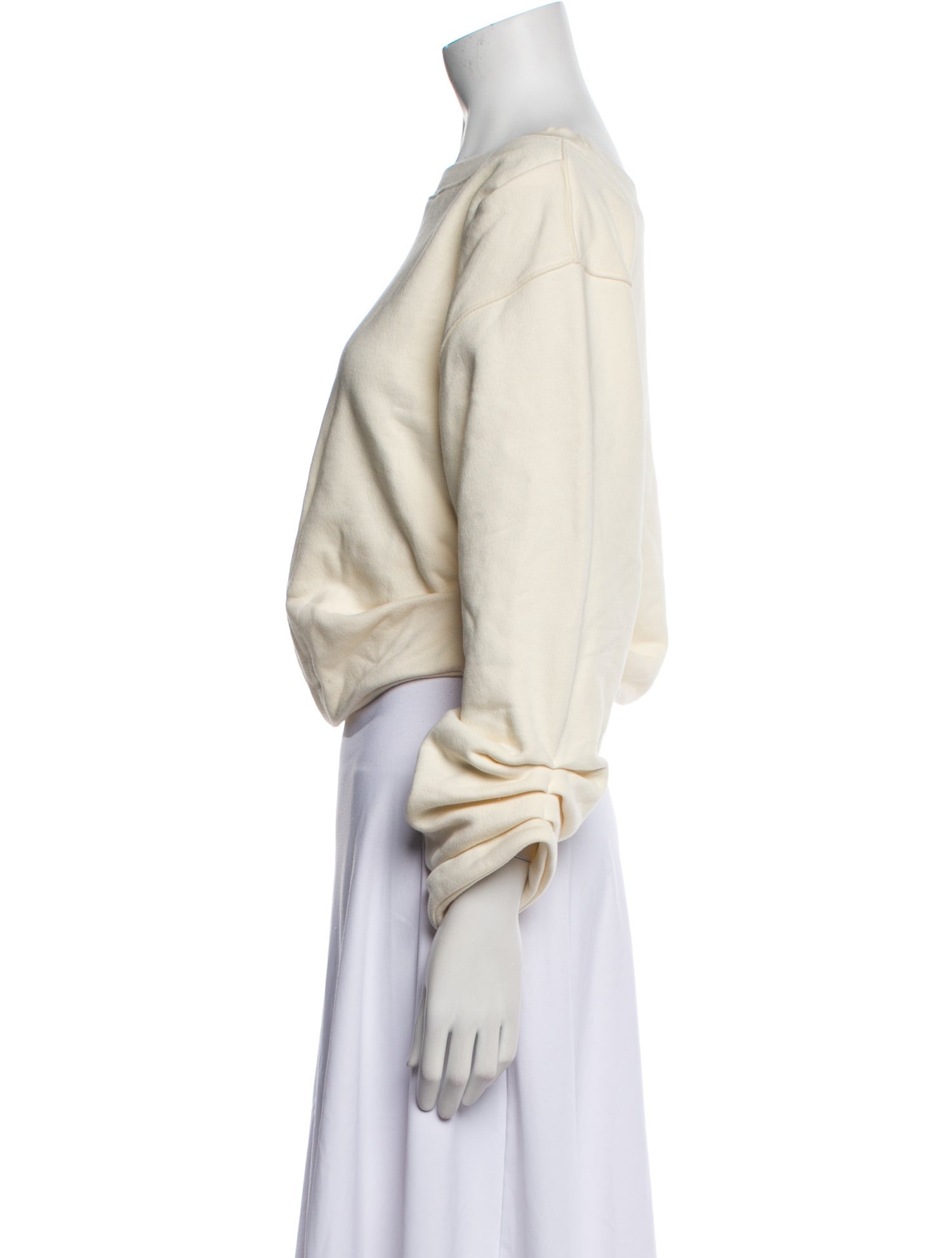 The Line by K Scoop Neck Long Sleeve Crop Top