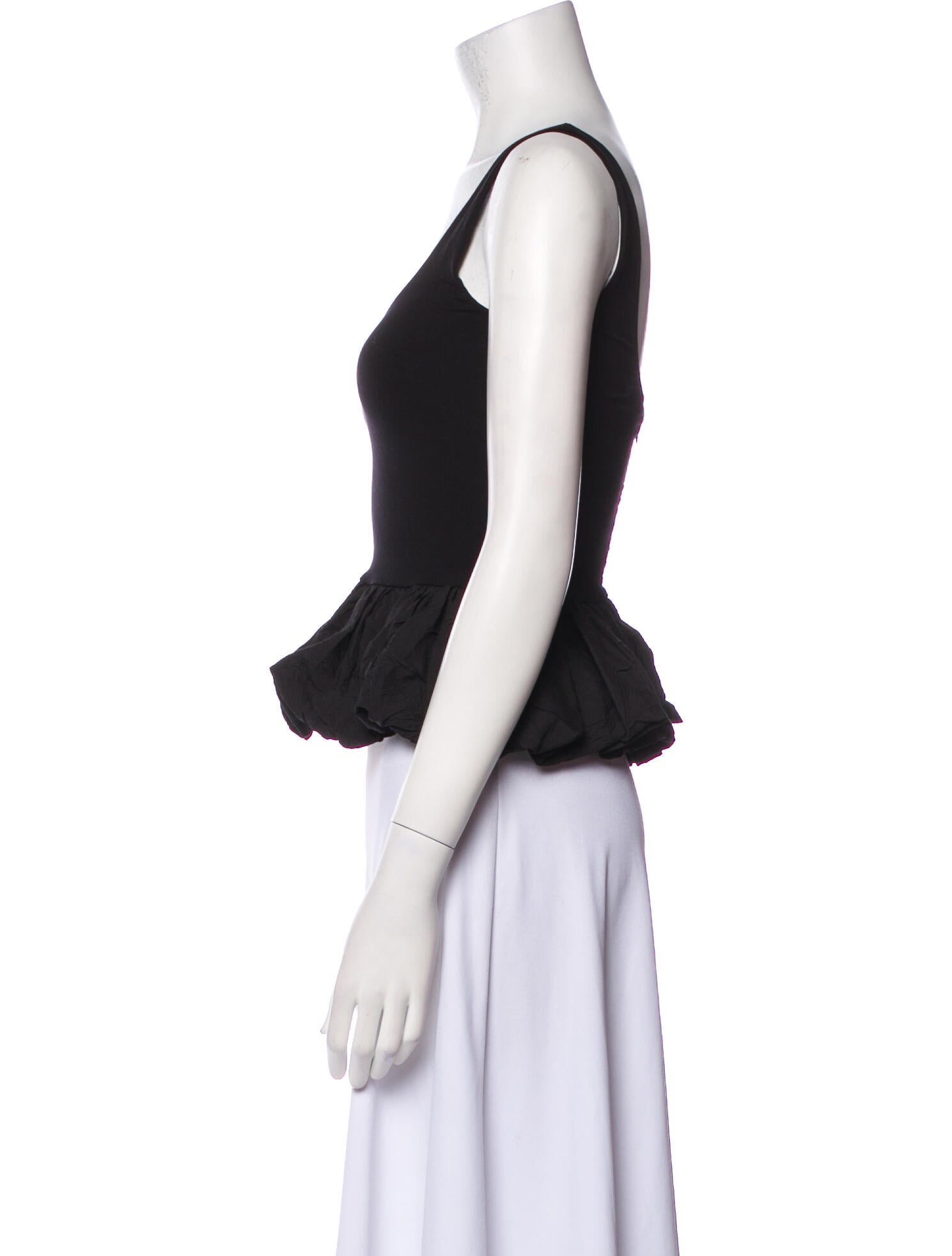 The Line by K Scoop Neck Sleeveless Crop Top