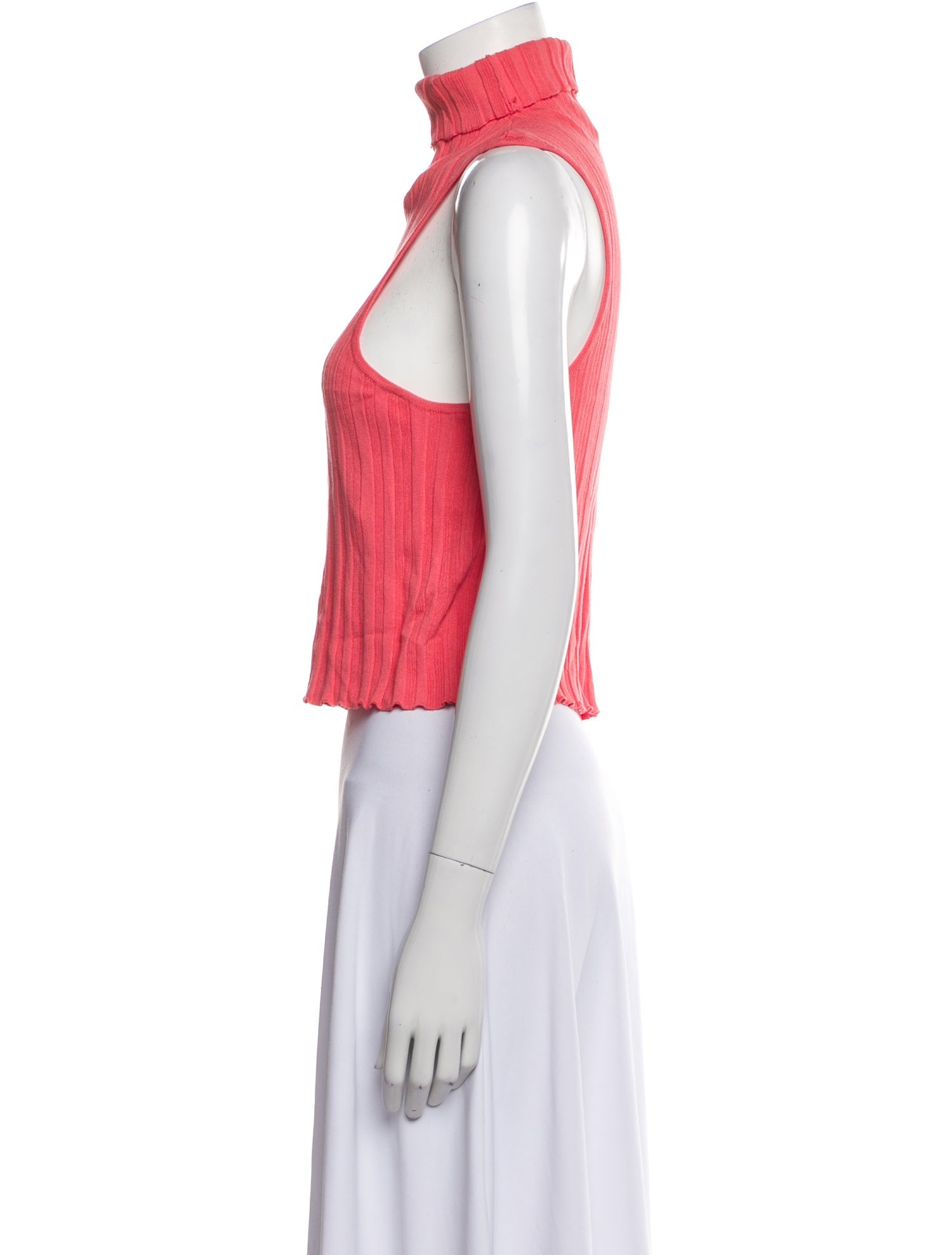 The Line by K Turtleneck Sleeveless Crop Top