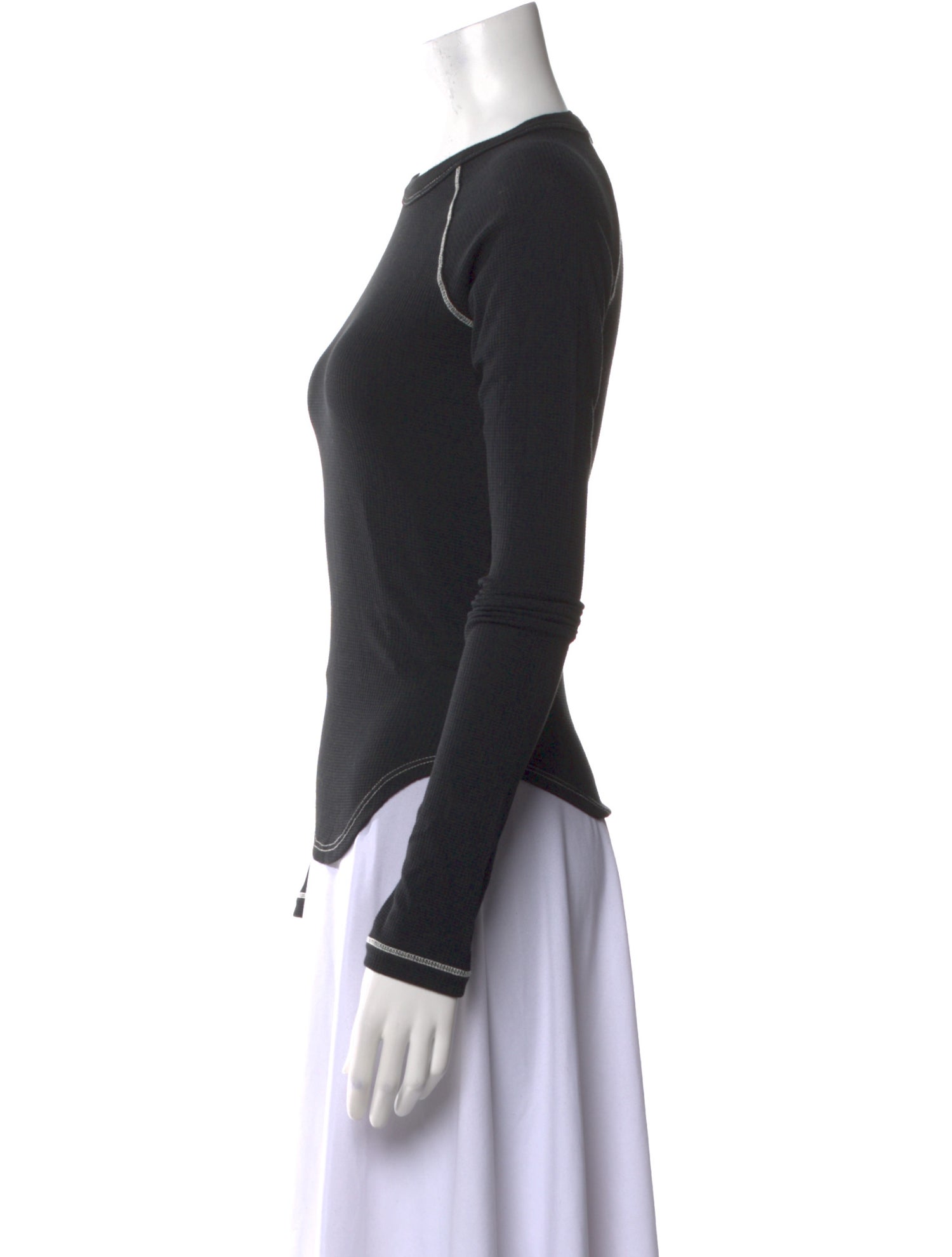 The Line by K Crew Neck Long Sleeve Top