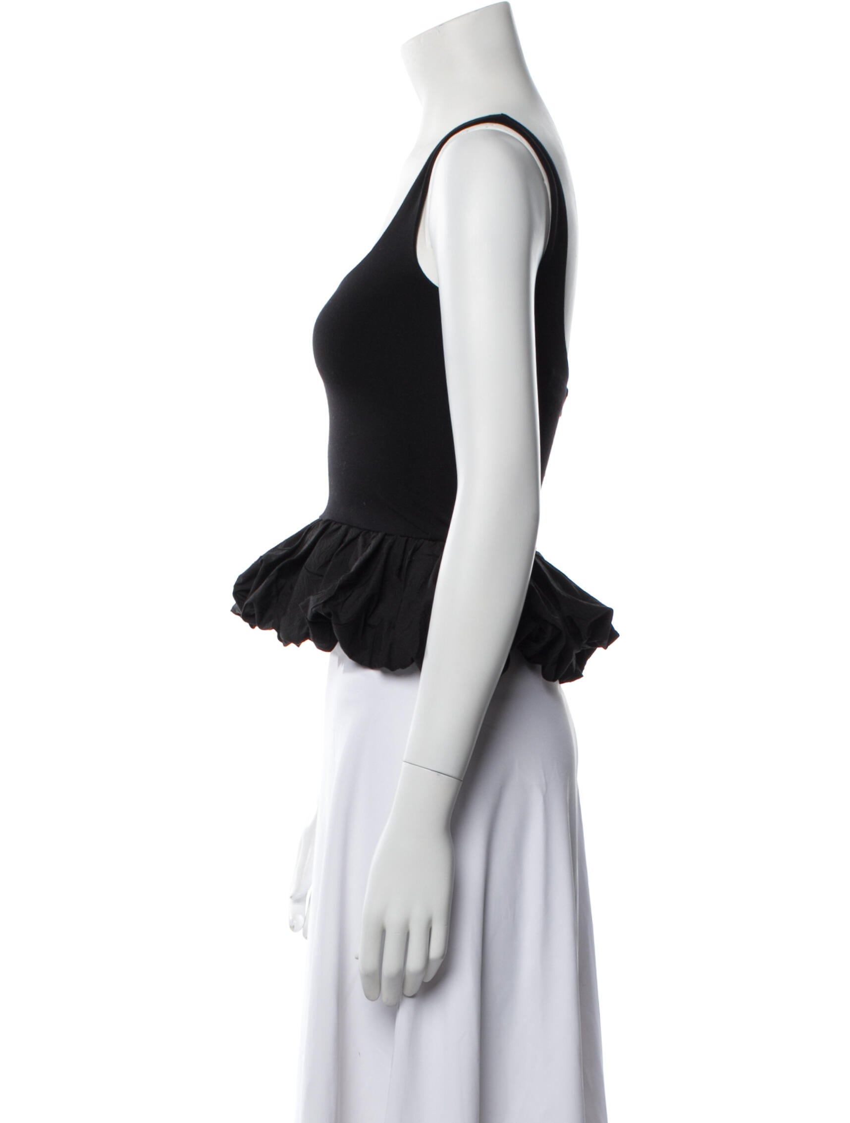 The Line by K Scoop Neck Sleeveless Crop Top