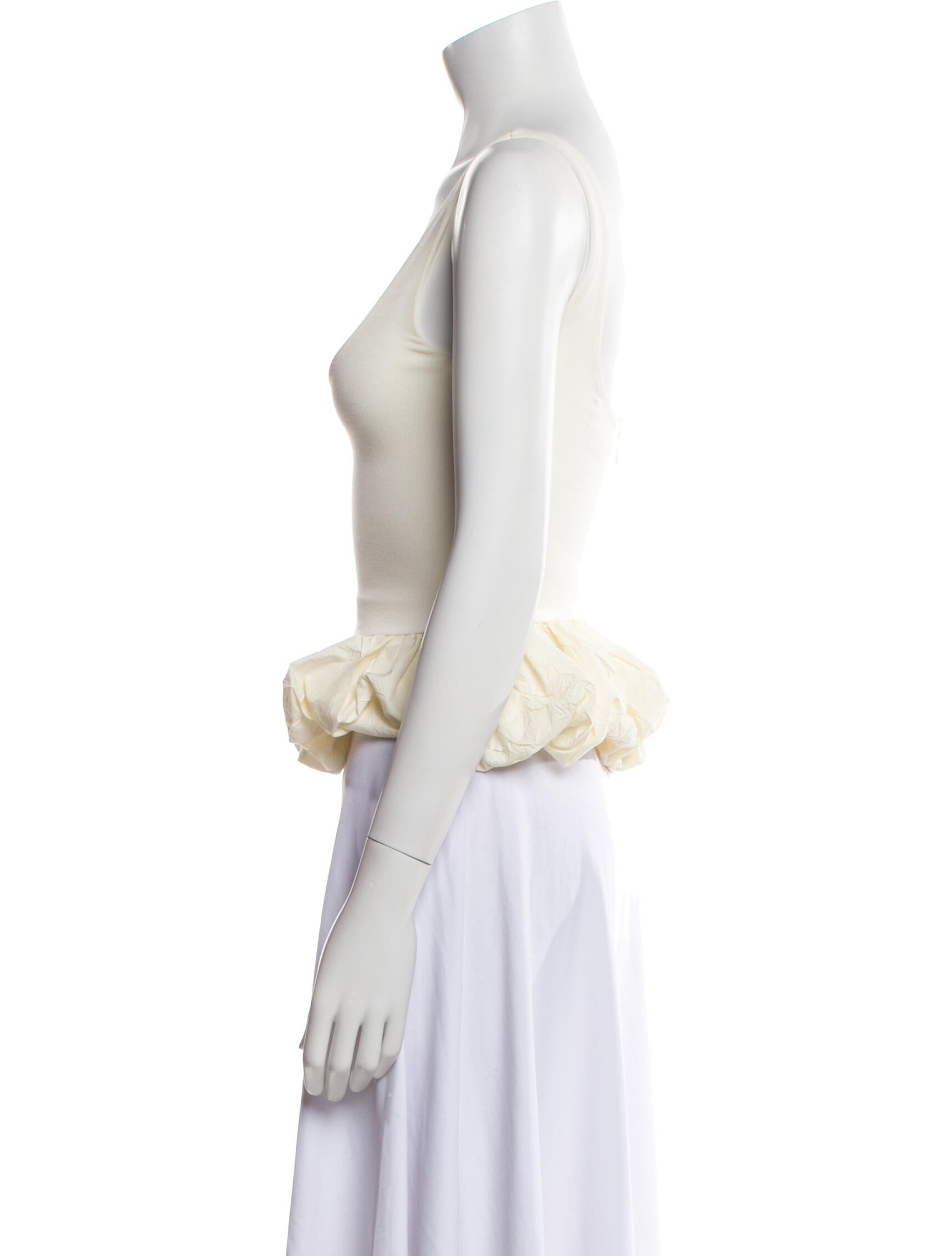 The Line by K Square Neckline Sleeveless Crop Top