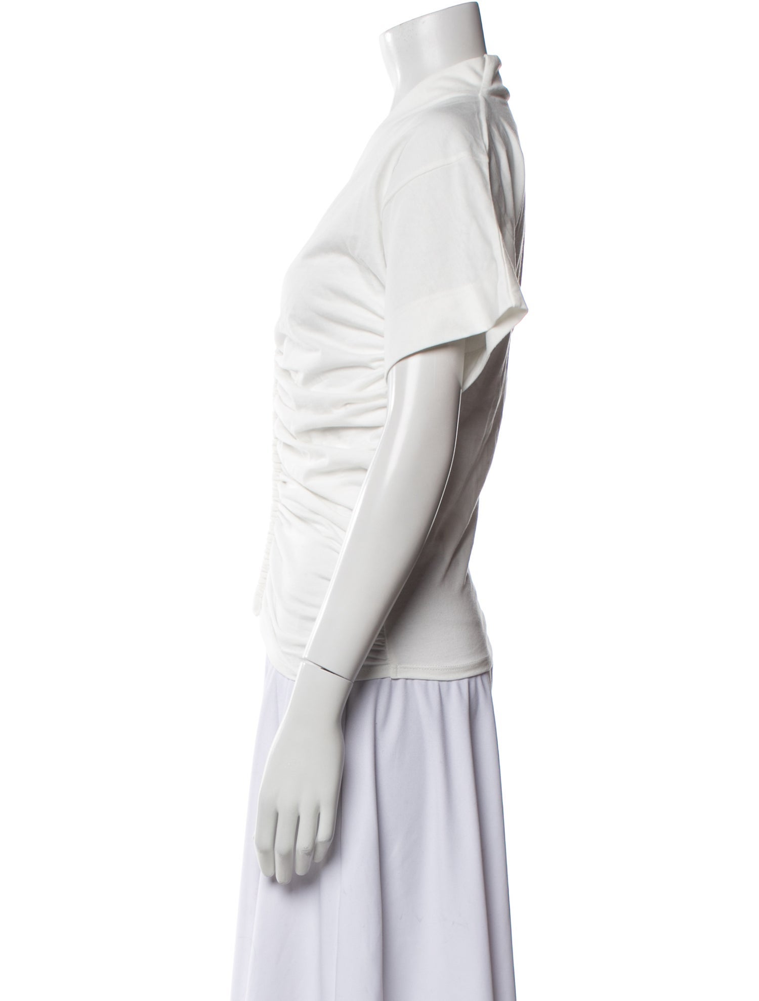 The Line by K V-Neck Short Sleeve Button-Up Top w/ Tags