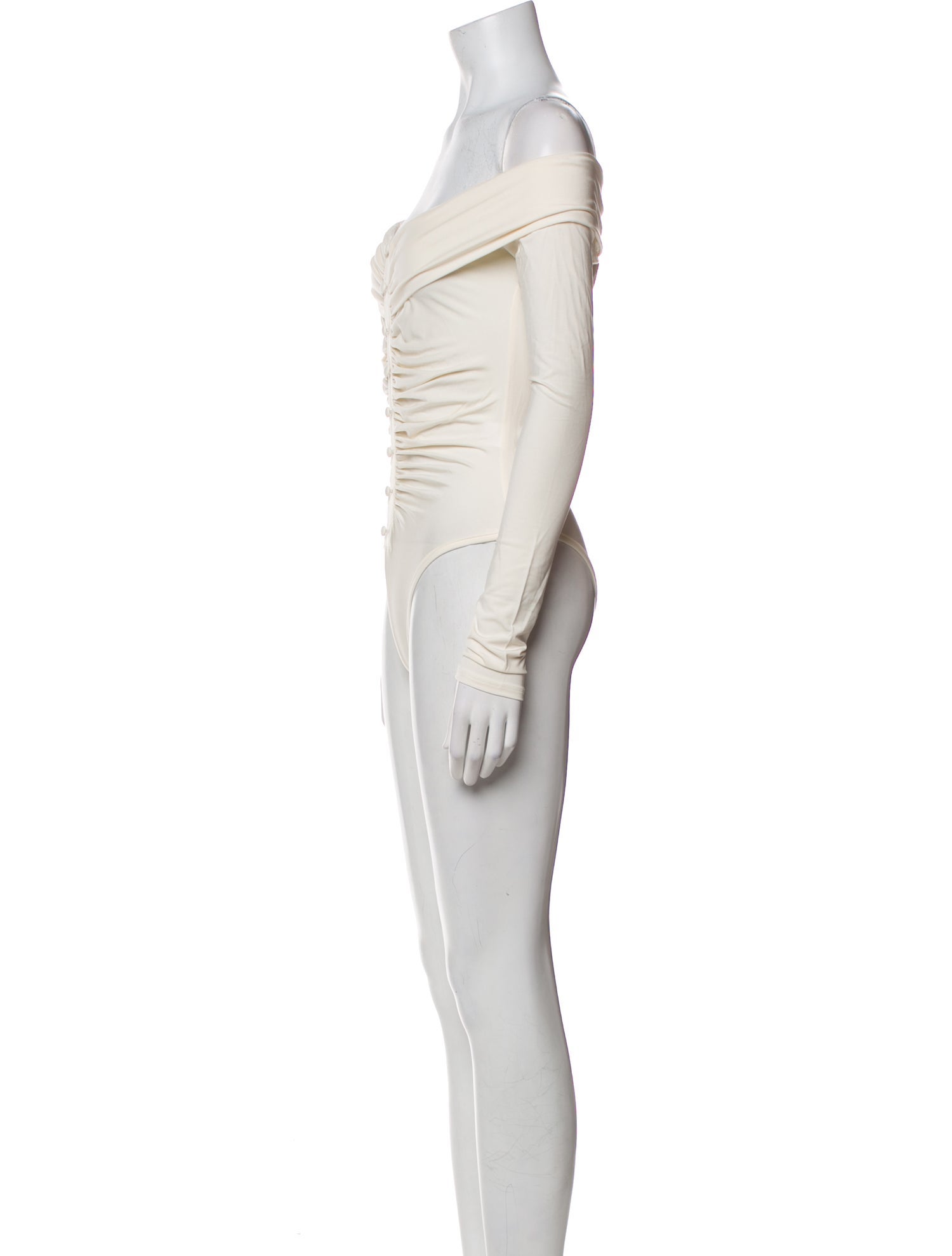 The Line by K Off-The-Shoulder Short Sleeve Bodysuit