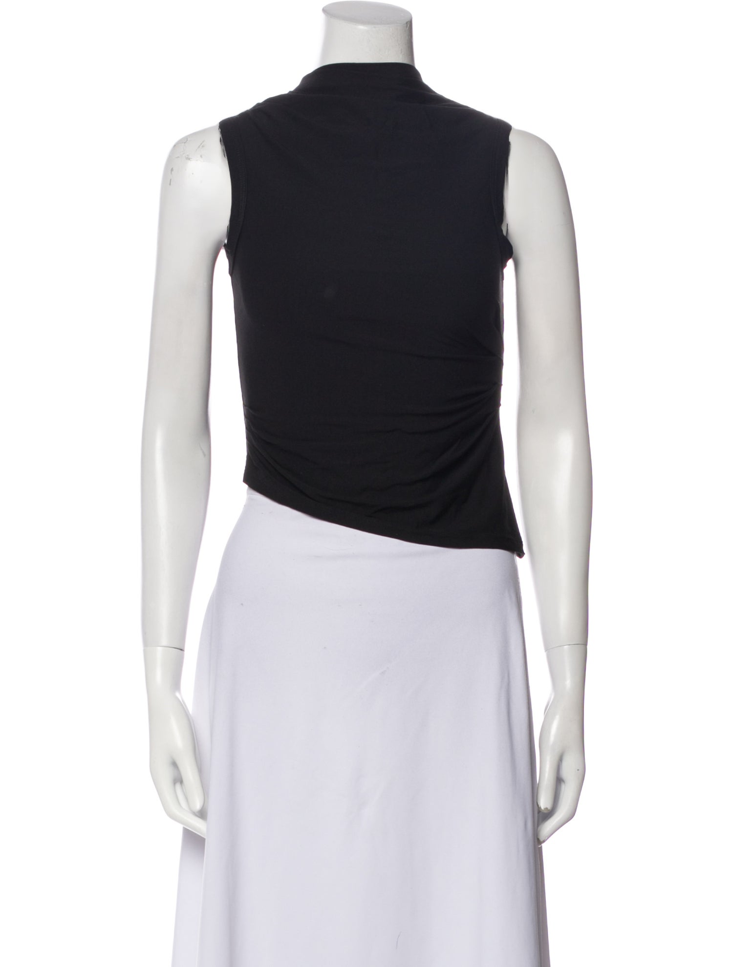 The Line by K Mock Neck Sleeveless Crop Top