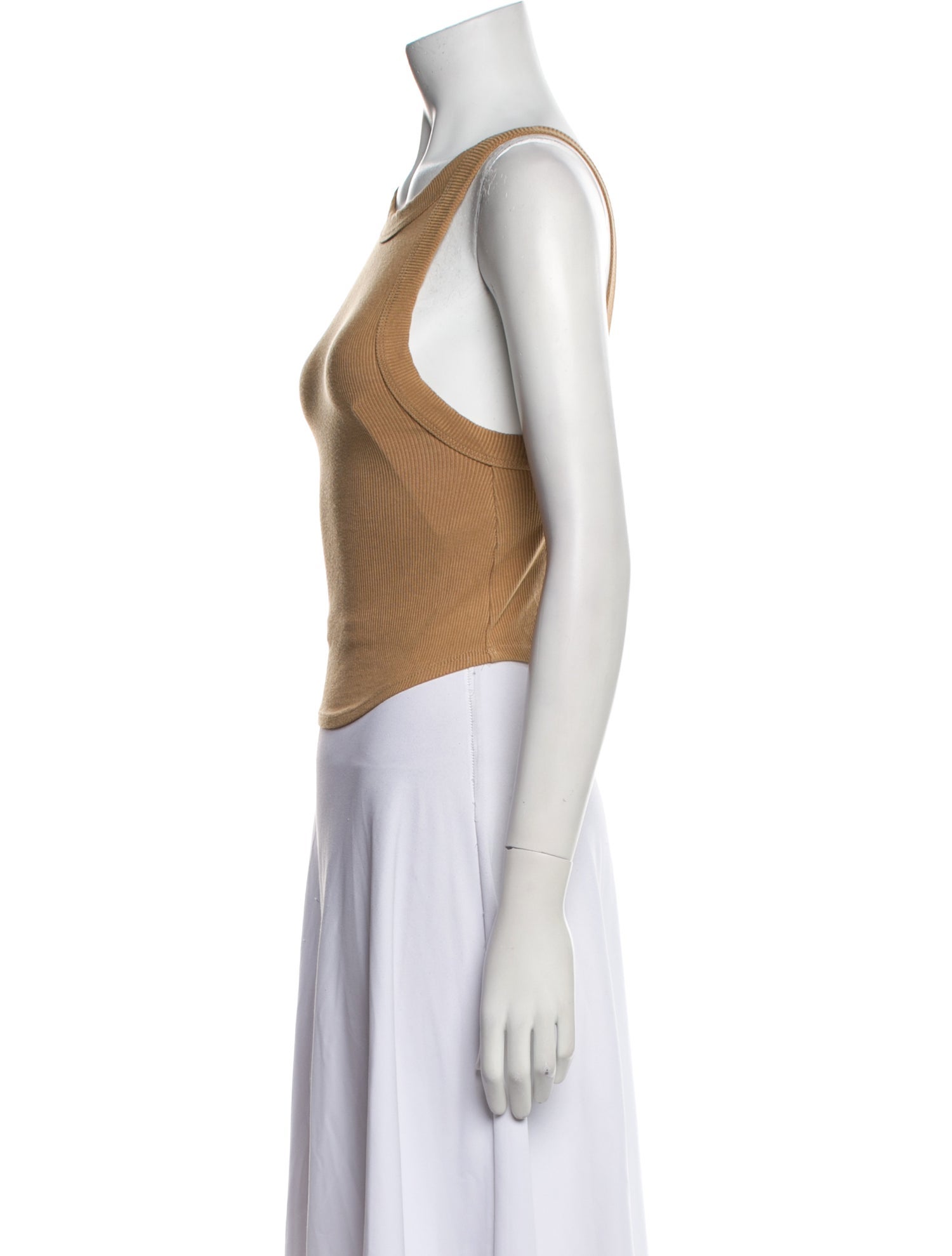 The Line by K Scoop Neck Sleeveless Crop Top