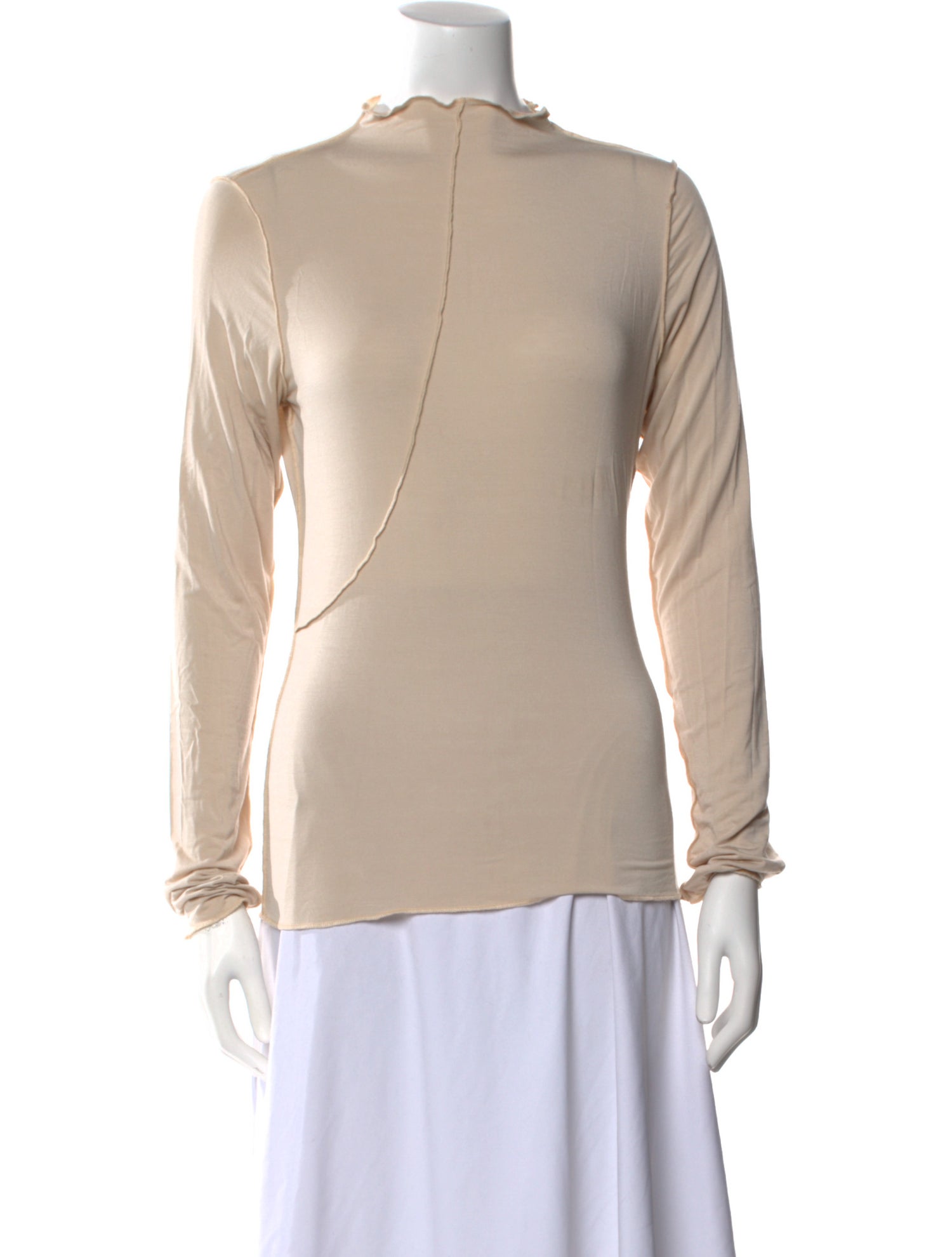 The Line by K Mock Neck Long Sleeve Sweatshirt