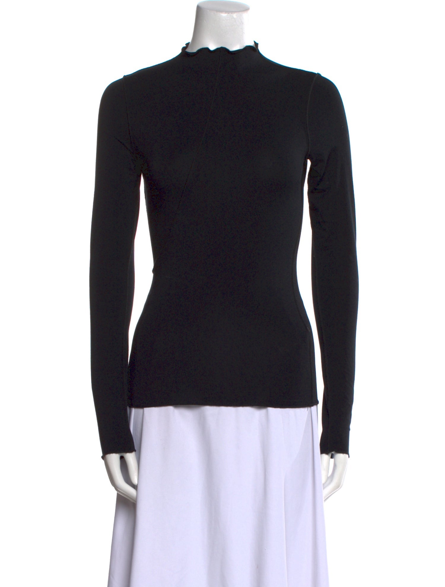 The Line by K Mock Neck Long Sleeve Top