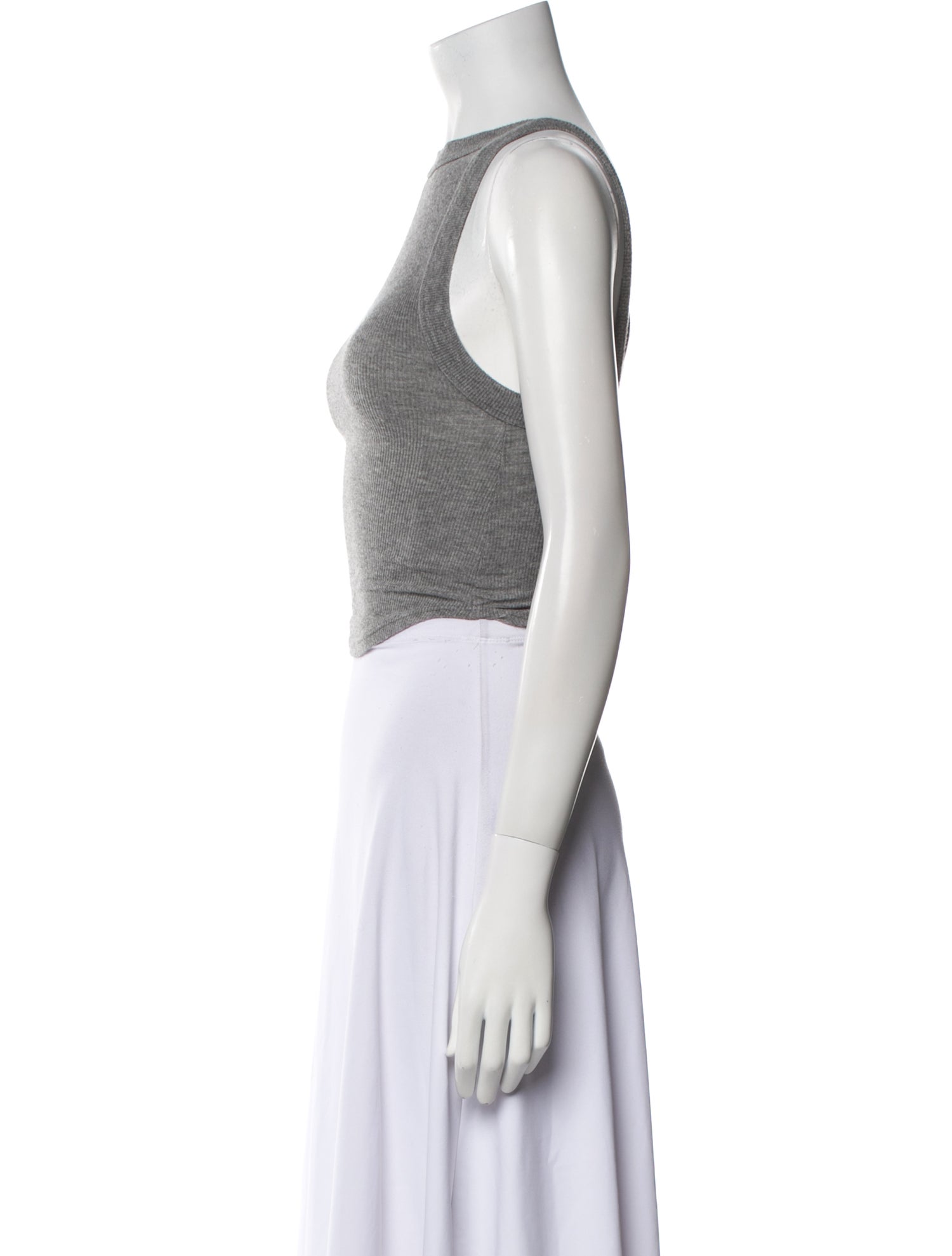 The Line by K Square Neckline Sleeveless Crop Top