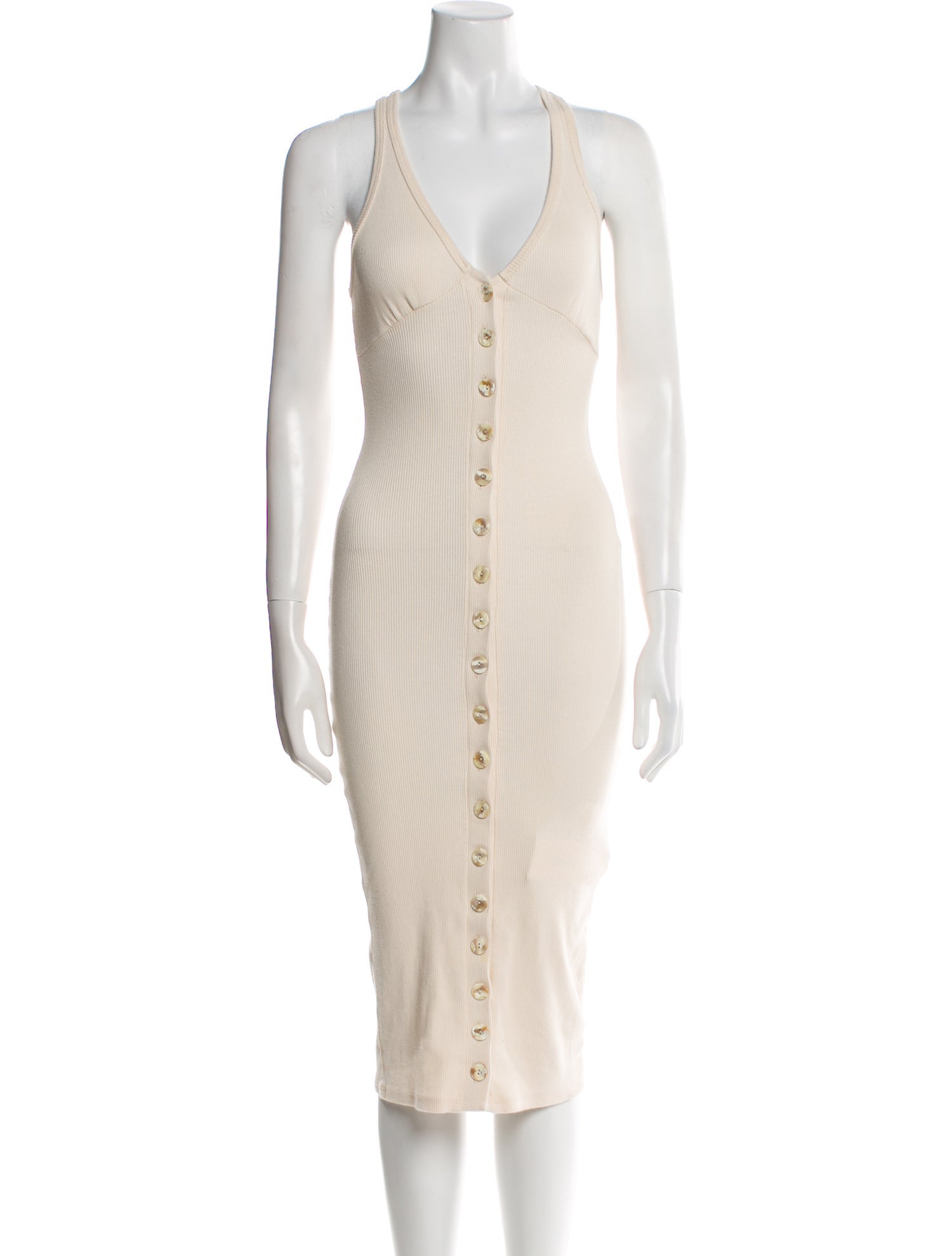 The Line by K V-Neck Midi Length Dress