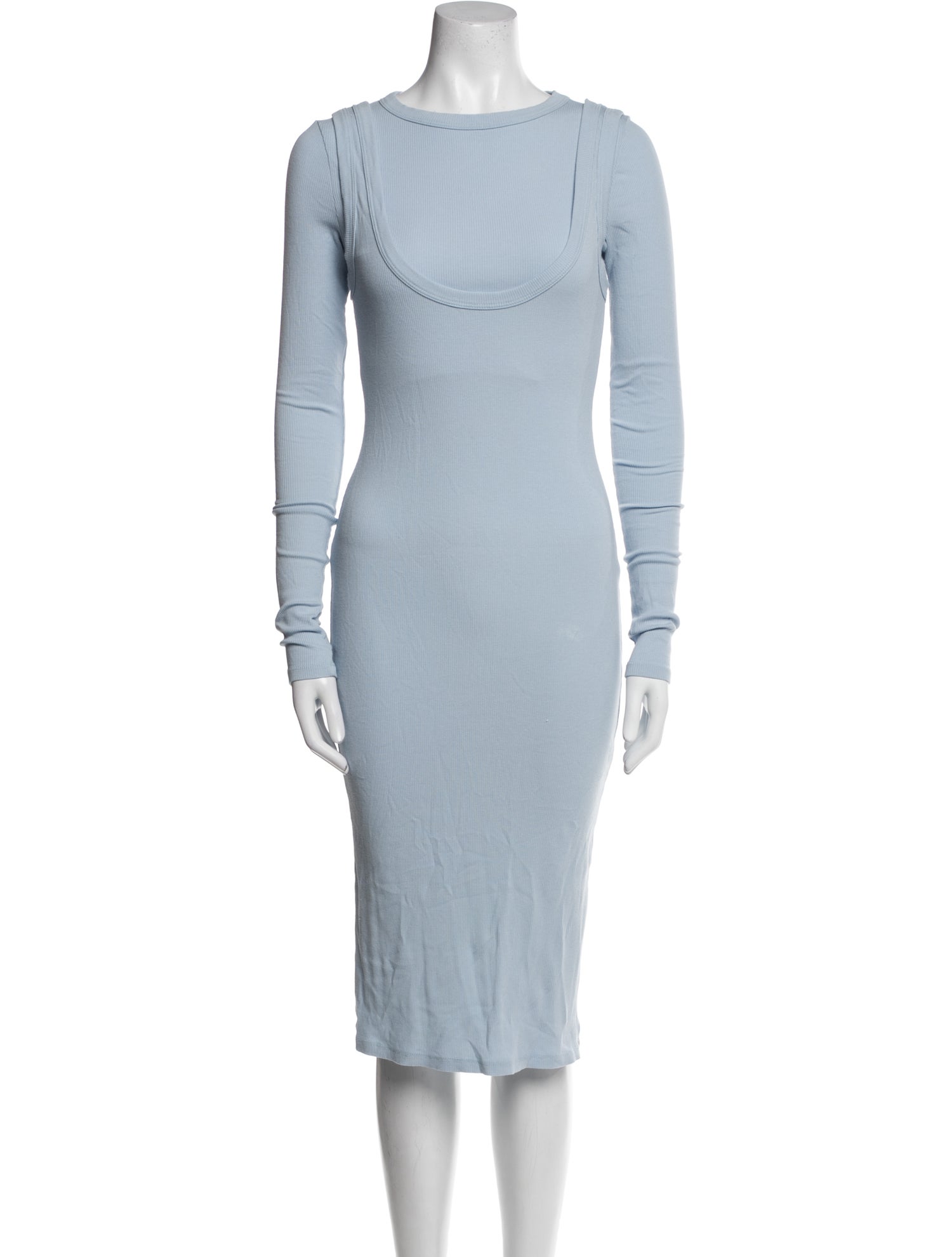 The Line by K Bateau Neckline Midi Length Dress