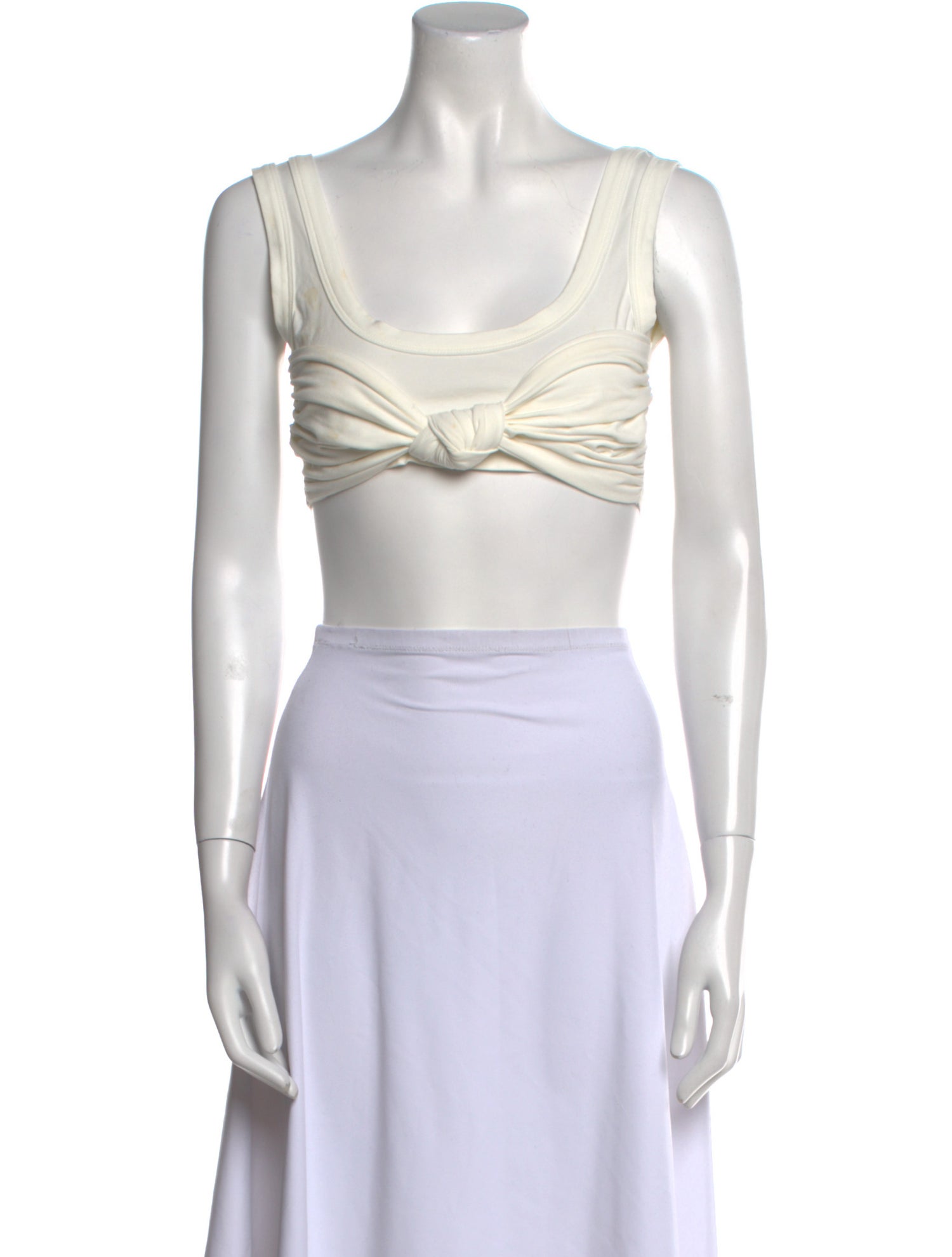 The Line by K Scoop Neck Sleeveless Crop Top