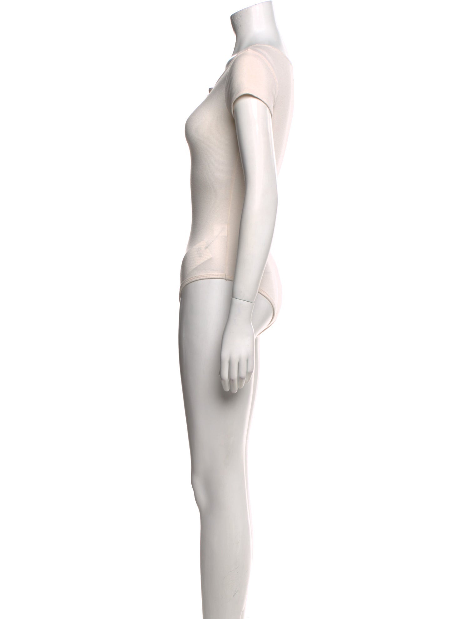 The Line by K Crew Neck Short Sleeve Bodysuit